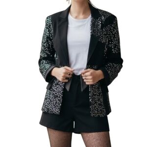 KATE HEWKO Sequin Blazer